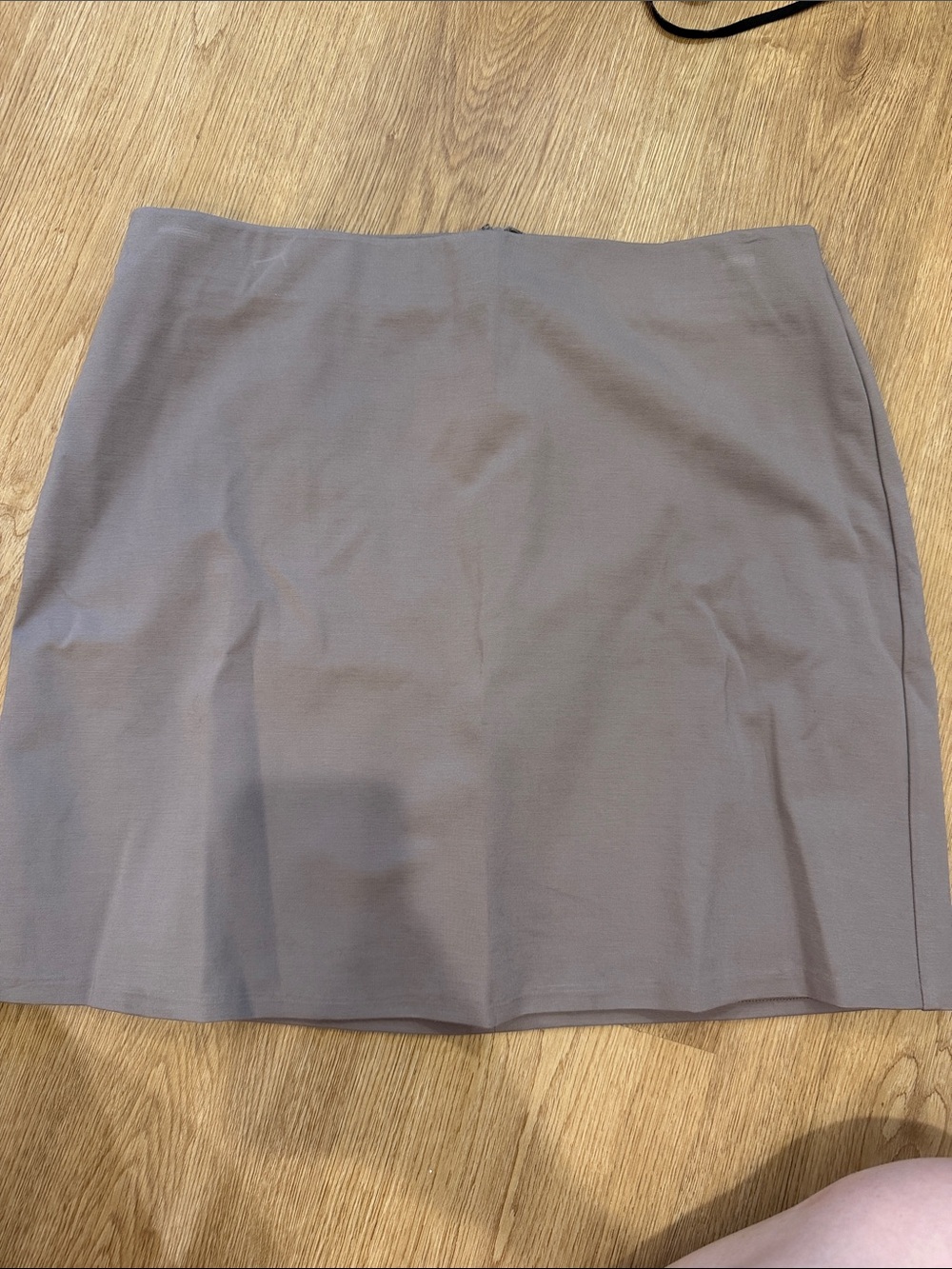 Saks Fifth Avenue Light Gray Mini Skirt